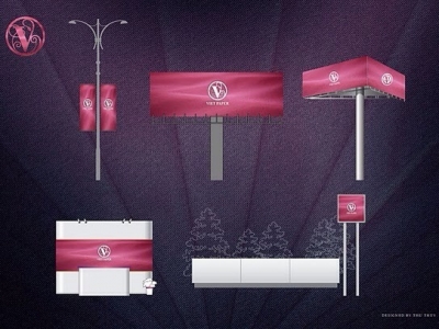 Brand name identification: design a set of brand name identification for enterprise - parcel 3