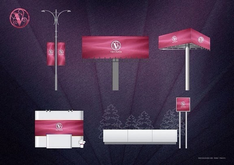 Brand name identification: design a set of brand name identification for enterprise - parcel 3